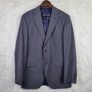 38R Knot Standard NY Gray Blazer Sport Coat Slim